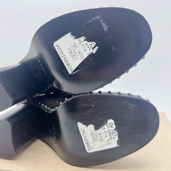 Rag & Bone Romi Studded Waxy Black Suede Chelsea Boots Womens EU 35 US 5 $595 - Picture 12 of 12
